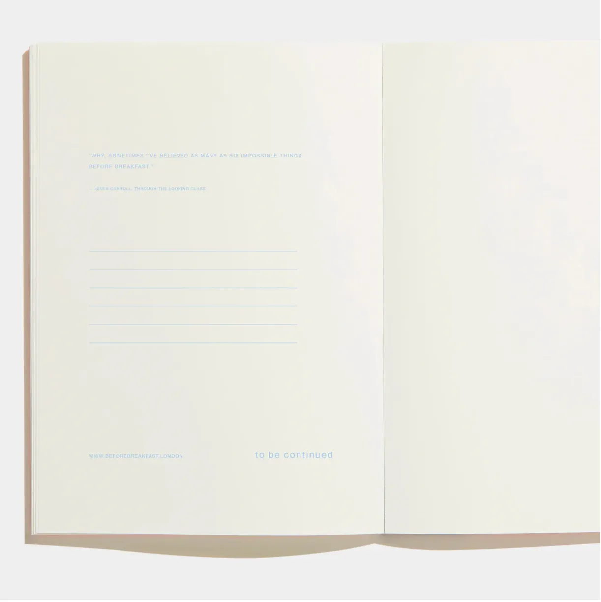 Before Breakfast – Every Day Notes Ocean Blue Grids – Cuaderno Cuadriculado A5 (19,6 x 14,1 cm)