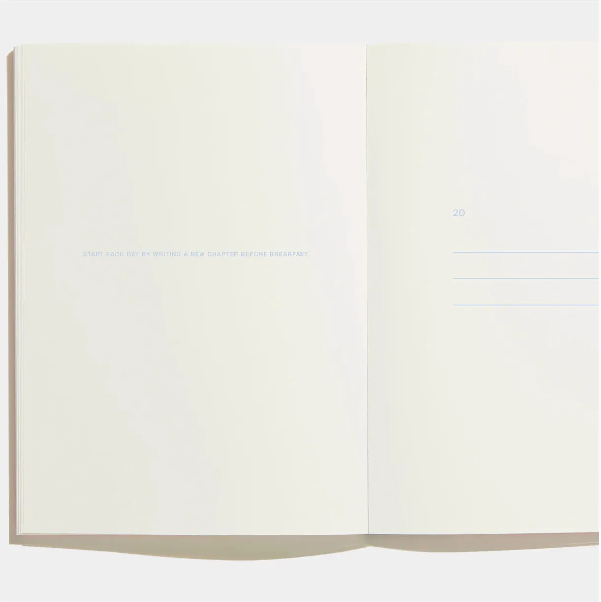 Before Breakfast – Every Day Notes Ocean Blue Grids – Cuaderno Cuadriculado A5 (19,6 x 14,1 cm)