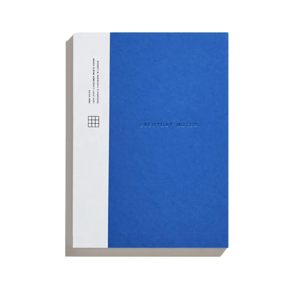 Before Breakfast – Every Day Notes Ocean Blue Grids – Cuaderno Cuadriculado A5 (19,6 x 14,1 cm)
