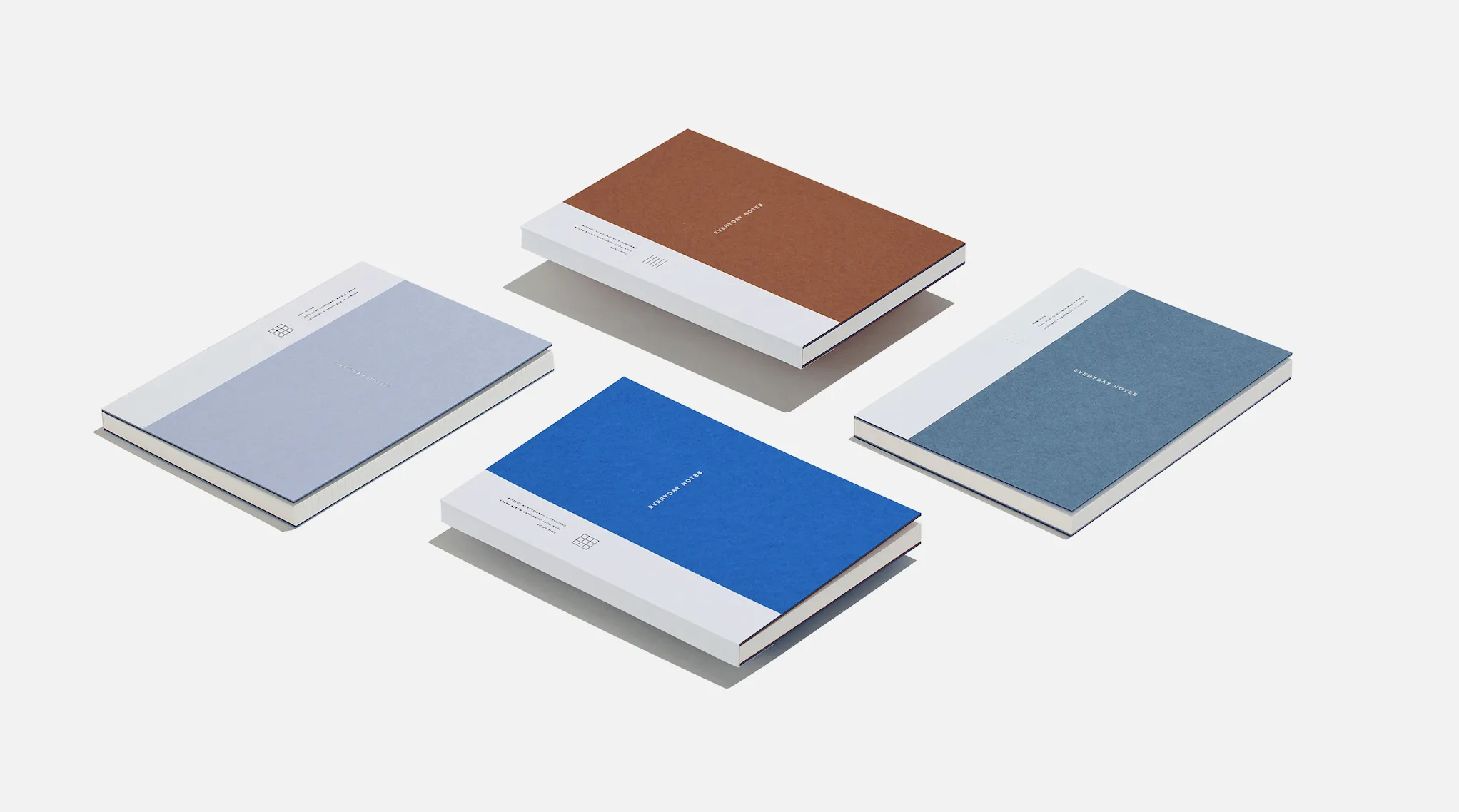 Before Breakfast – Every Day Notes Ocean Blue Grids – Cuaderno Cuadriculado A5 (19,6 x 14,1 cm)