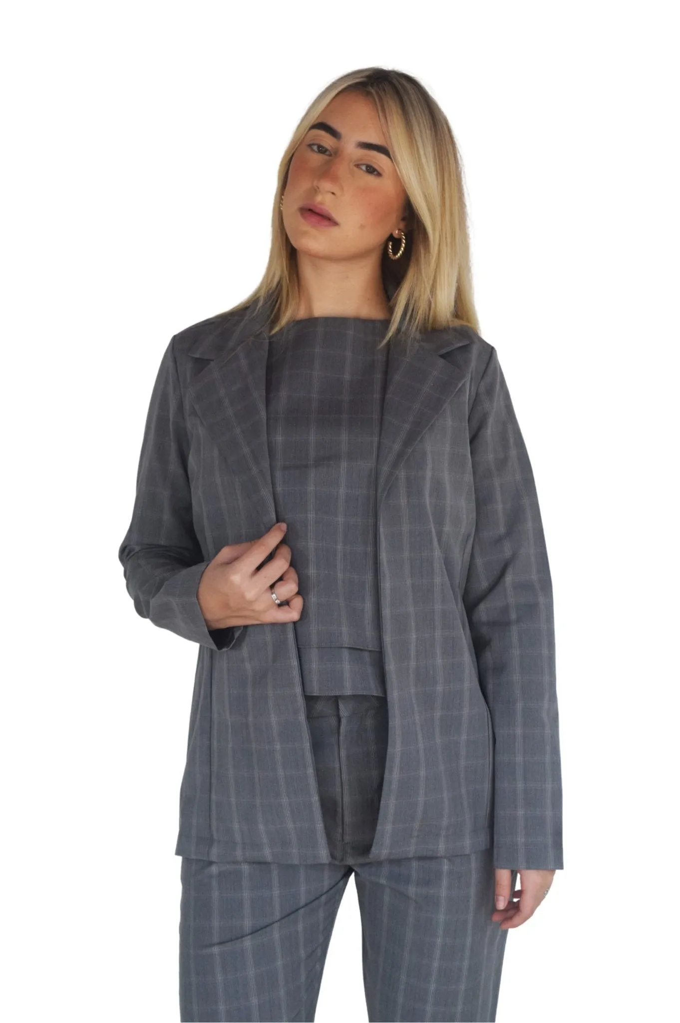 BLAZER ALFAIATARIA XADREZ