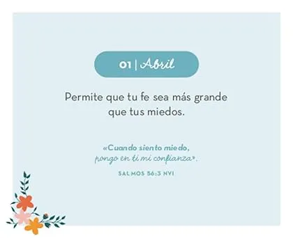 CALENDARIO PERPETUO- LA TEMPORADA MÁS FELIZ DE MI VIDA- FRASES Y VERSÍCULOS PARA CADA DÍA DEL AÑO
