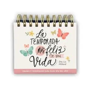CALENDARIO PERPETUO- LA TEMPORADA MÁS FELIZ DE MI VIDA- FRASES Y VERSÍCULOS PARA CADA DÍA DEL AÑO