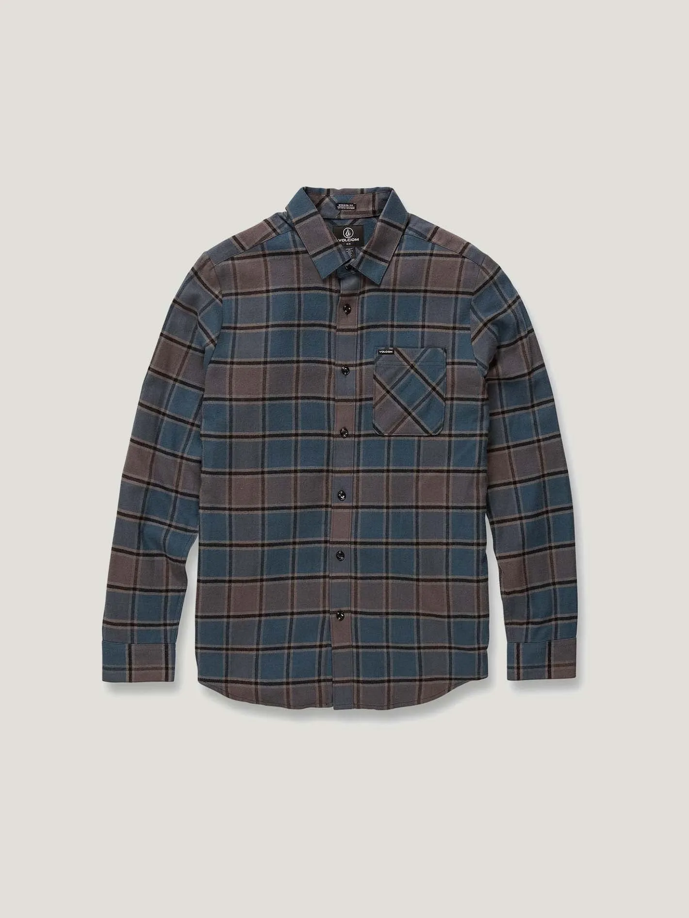 CAMISA M/L VOLCOM HOMBRE CADEN PLAID LS