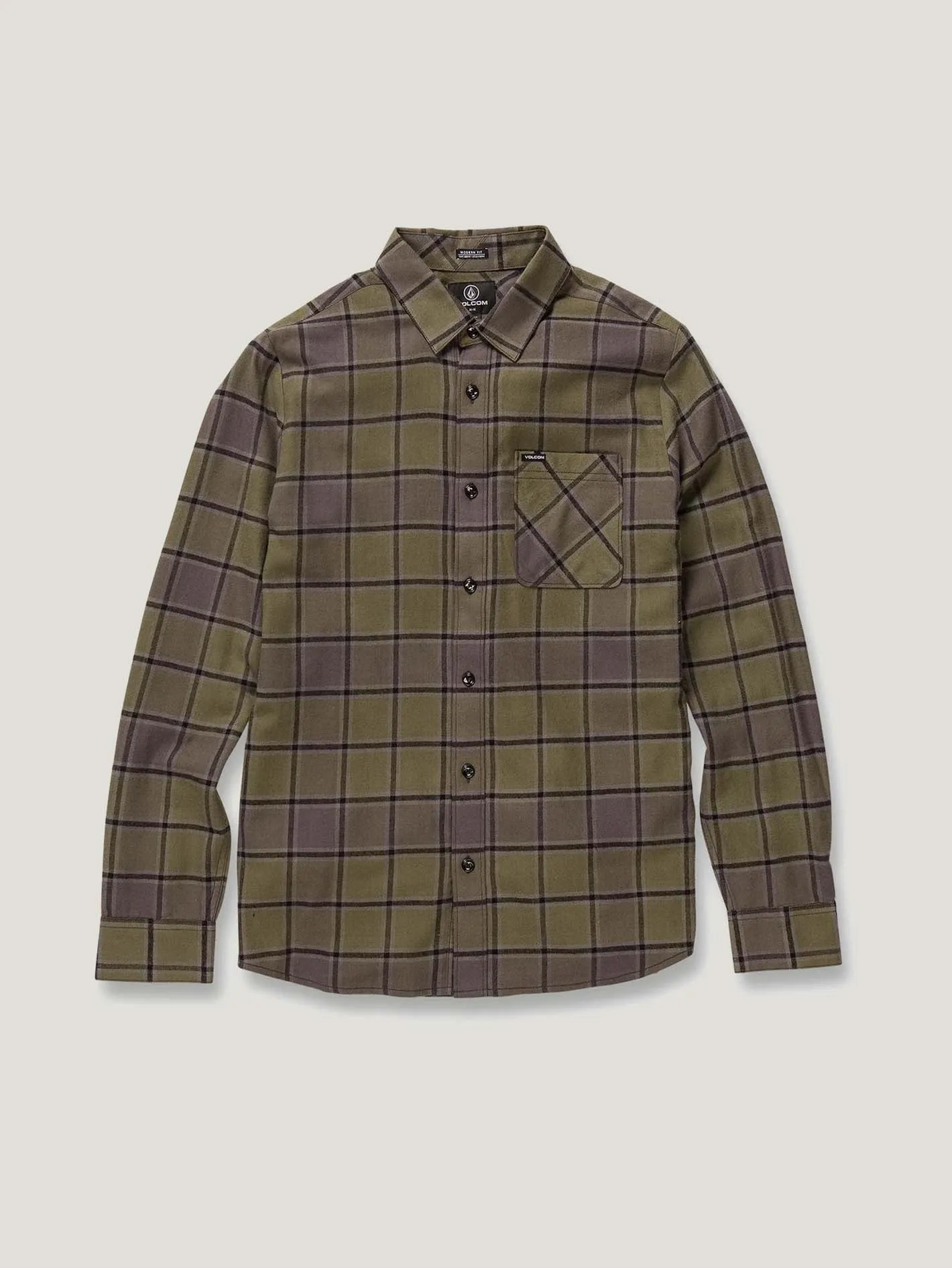 CAMISA M/L VOLCOM HOMBRE CADEN PLAID LS