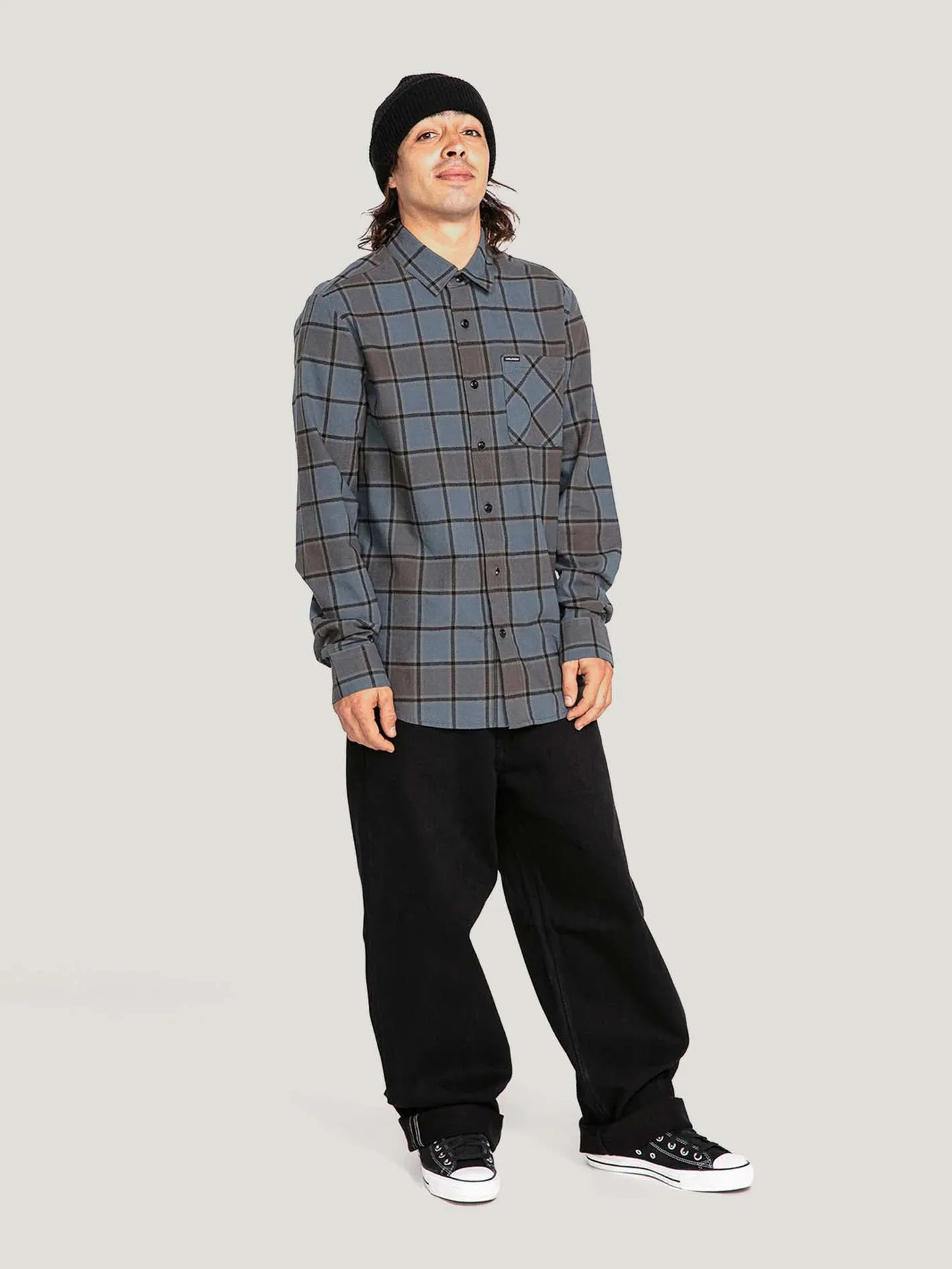 CAMISA M/L VOLCOM HOMBRE CADEN PLAID LS