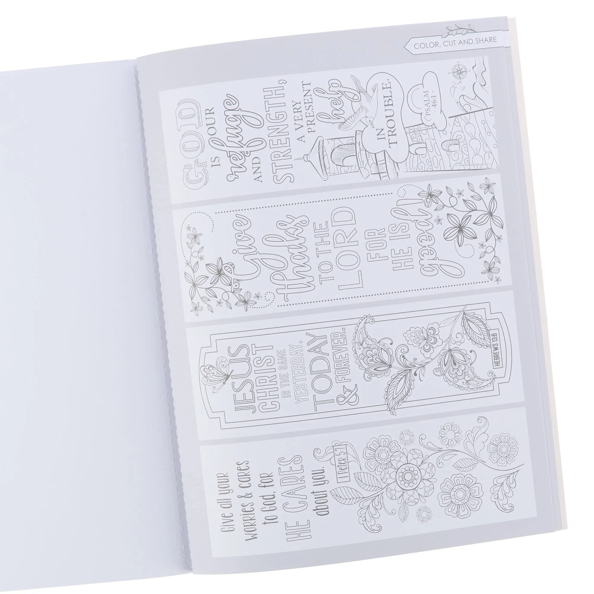 COLOR THE PROMISES OF GOD COLORING BOOK