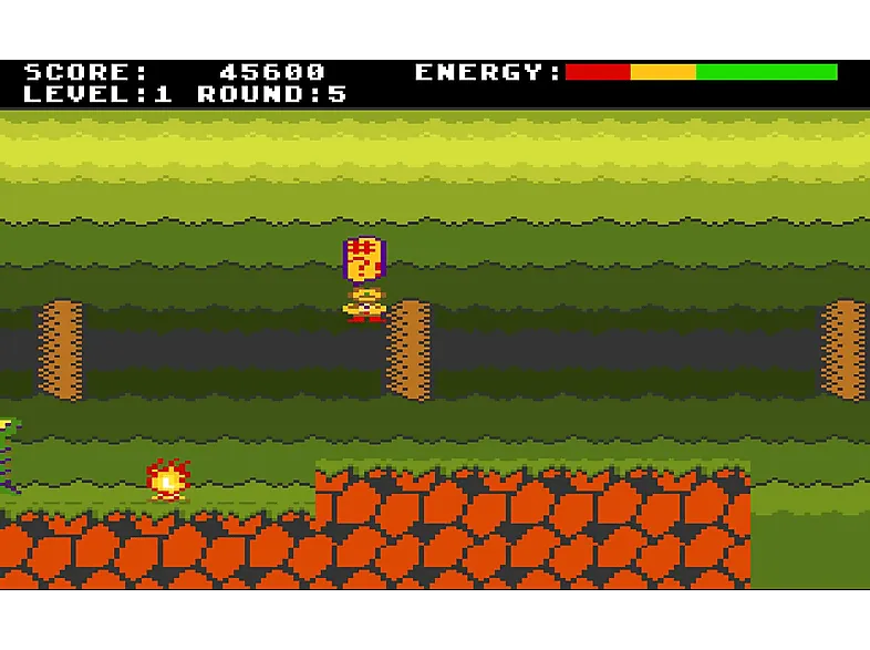 Consola retro - Atari 7800 , Gamepad inalámbrico CX78 , Juego Bentley Bear: Bentley Bear's Crystal Quest, HDMI, USB-C, Negro