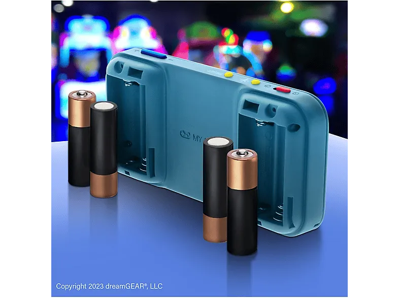 Consola retro portátil - My arcade Pocket Player Pro Mega Man, Incluye juego Mega Man, Azul