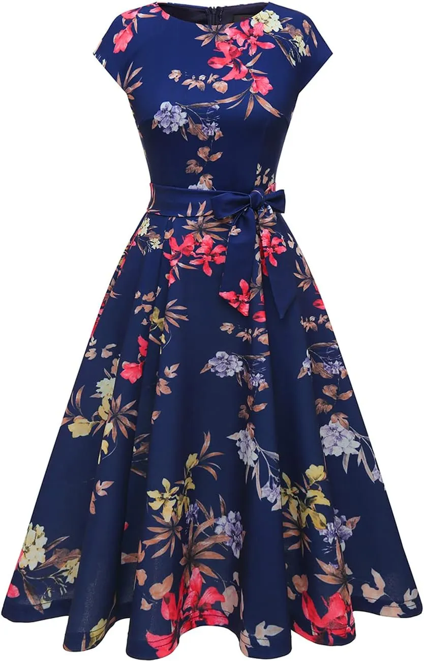 DRESSTELLS Women's Cocktail Dresses, Formal Wedding Guest Church Modest Graduation Party Prom Dress 2025