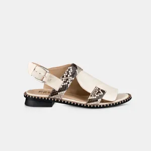 Flat Python Off White
