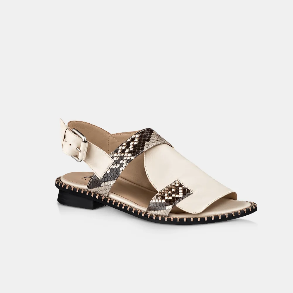 Flat Python Off White