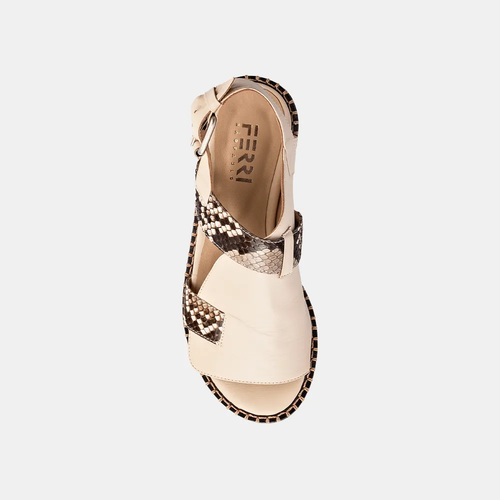 Flat Python Off White