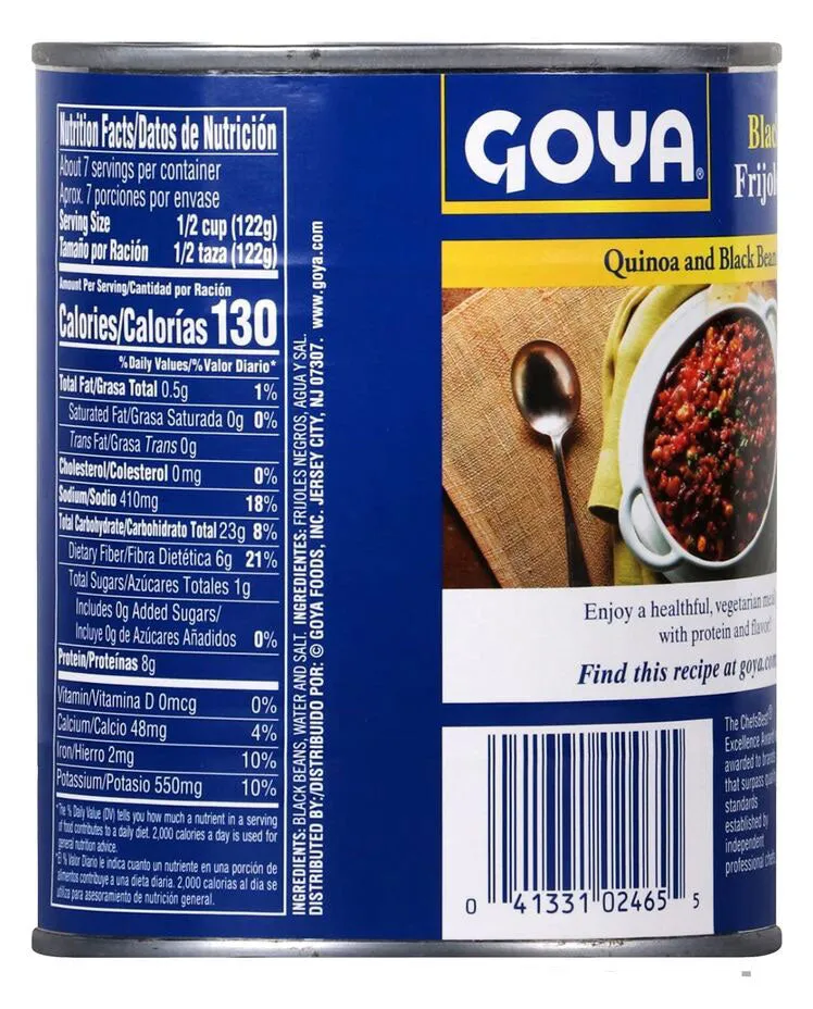 Goya Foods Black Beans, Frijoles Negros 29 Ounce (3 Pack)