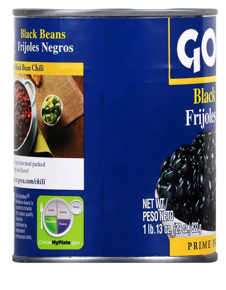 Goya Foods Black Beans, Frijoles Negros 29 Ounce (3 Pack)