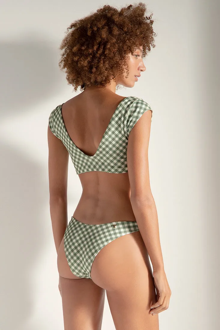 High let cut bikini bottom