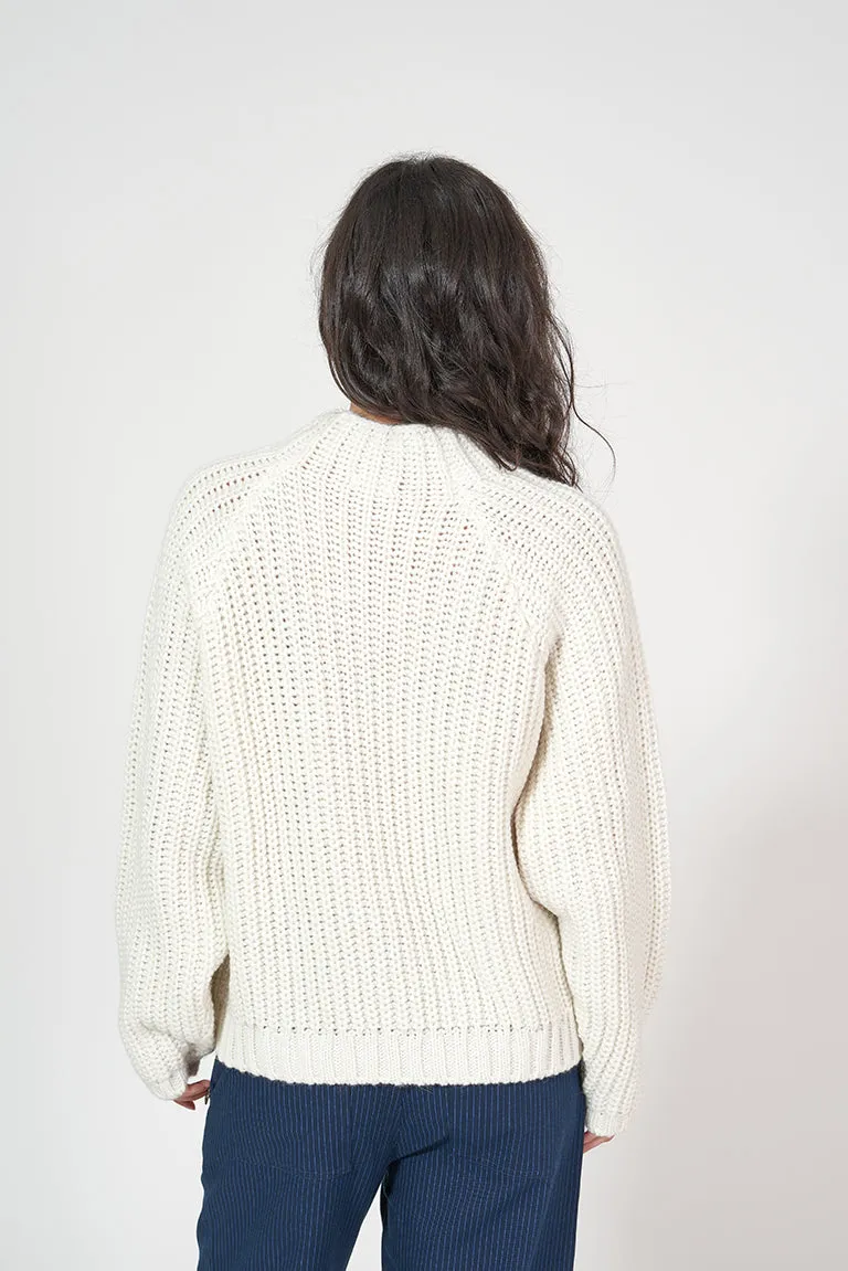 Jersey de punto con botonadura decorativa