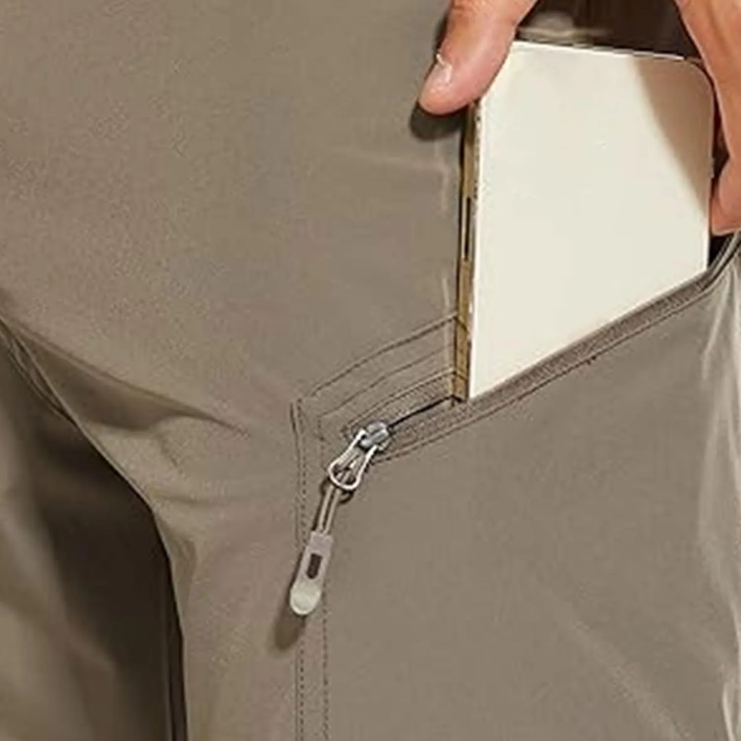 JNWYJFB Men's Athletic Cargo Pants Quick Dry Water Resistant Multipocket Stretch Pant Outdoor Hiking Camping Work Trousers