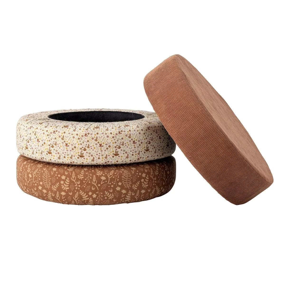 Jo Pouf, Marron, Coton