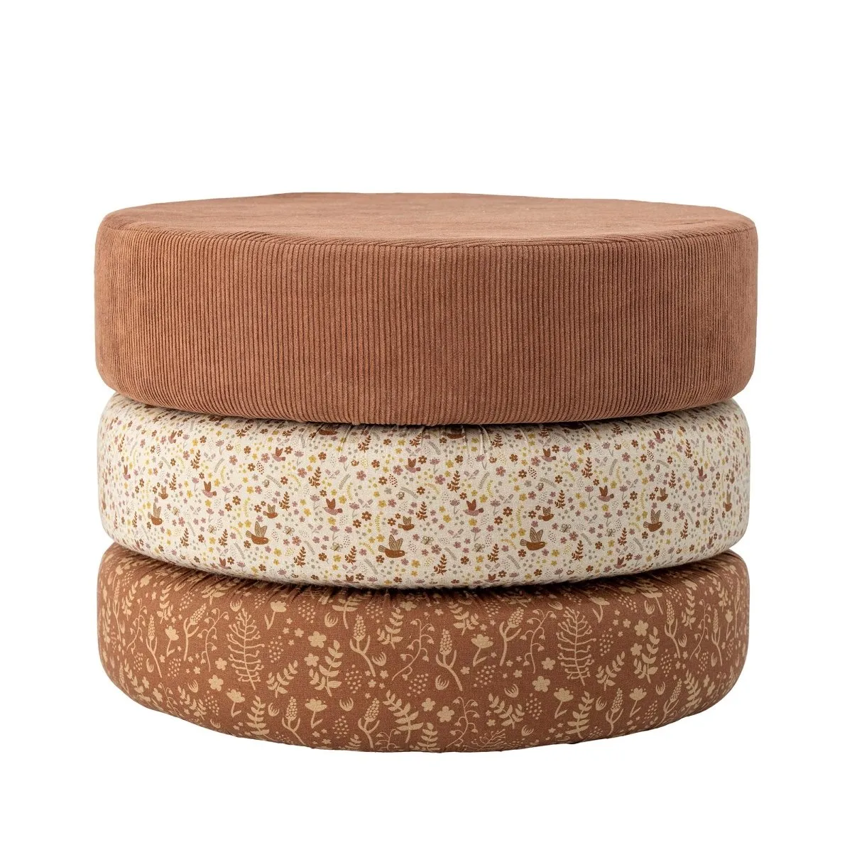 Jo Pouf, Marron, Coton