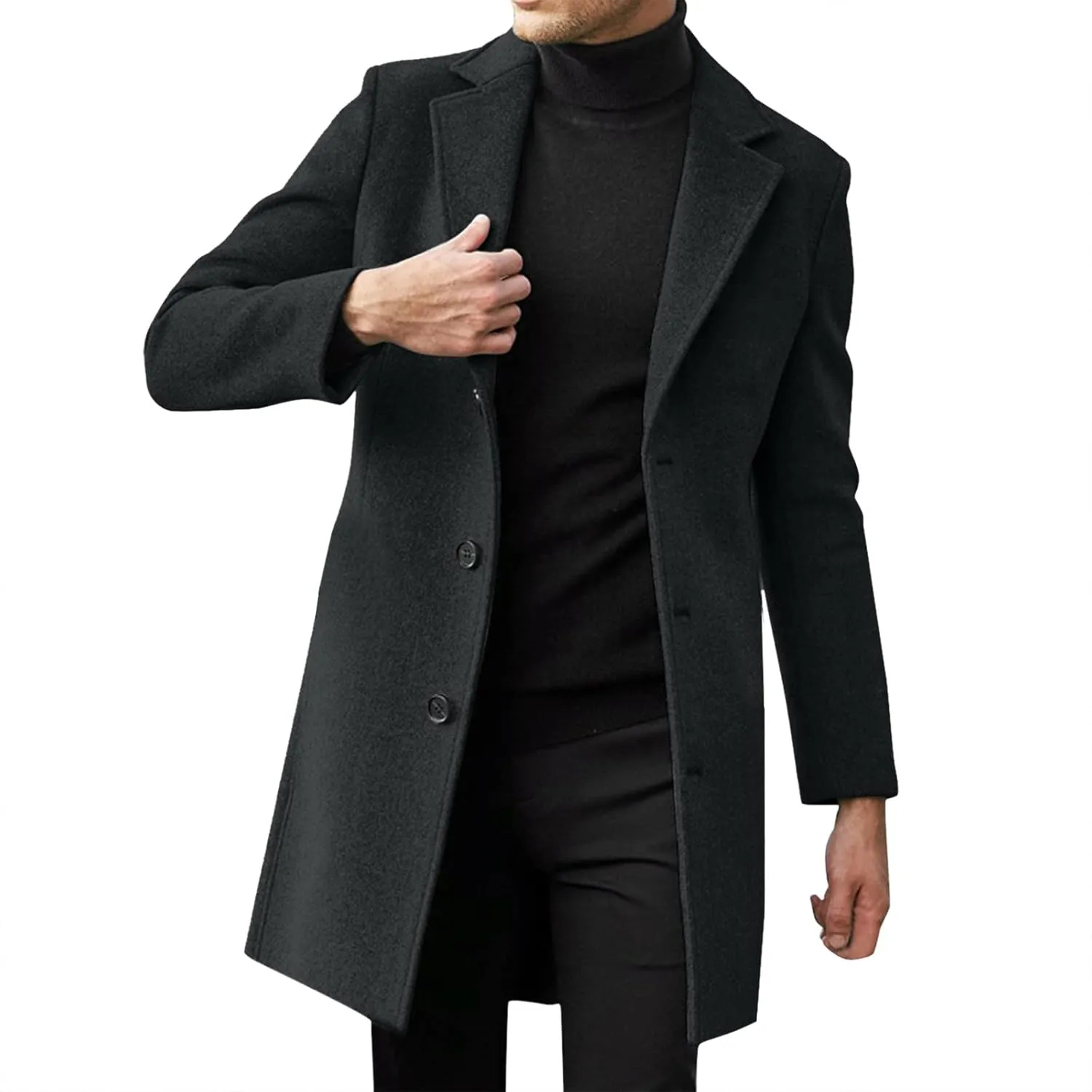 LCMTWX Mens Jackets Cottonpadded Jacket Stand Collar Knitted Splice Sweater Coat Casual Cardigan Men's Winter Jacket