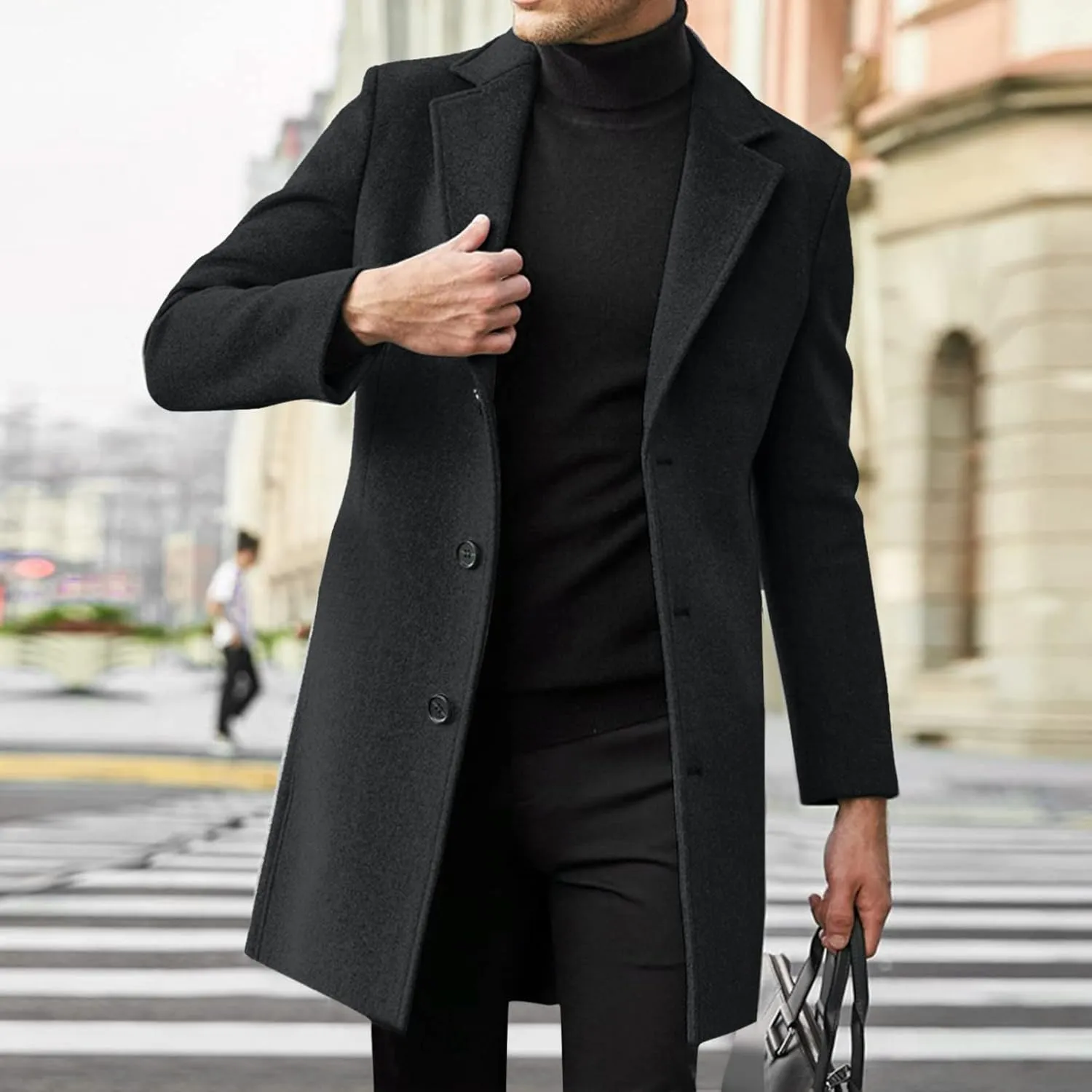 LCMTWX Mens Jackets Cottonpadded Jacket Stand Collar Knitted Splice Sweater Coat Casual Cardigan Men's Winter Jacket