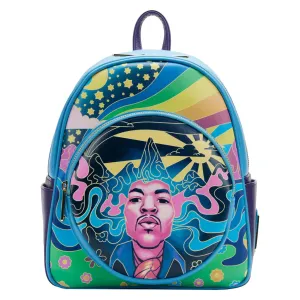Loungefly X Rocks: Jimi Hendrix - Psicodelico Glow Mini Mochila
