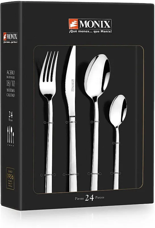 Monix Set de cubiertos 24 piezas Siena