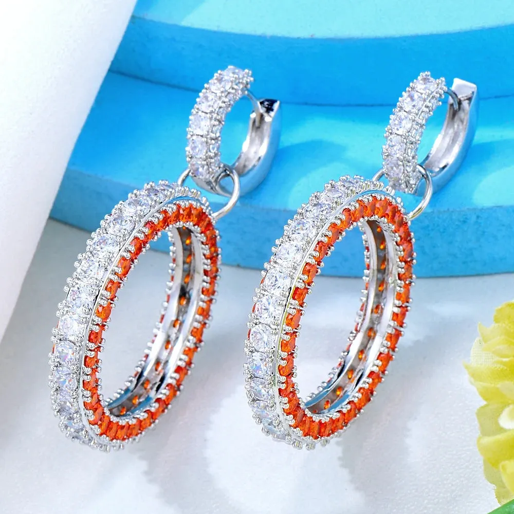 New Dubai Luxury Big Pendant Earrings For Gorgeous Fashion Women