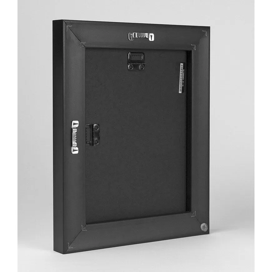 "Melocotones amarillos" Black Float Frame Canvas Art