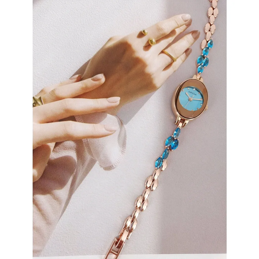 Reloj de lujo Orsga de dama con caja