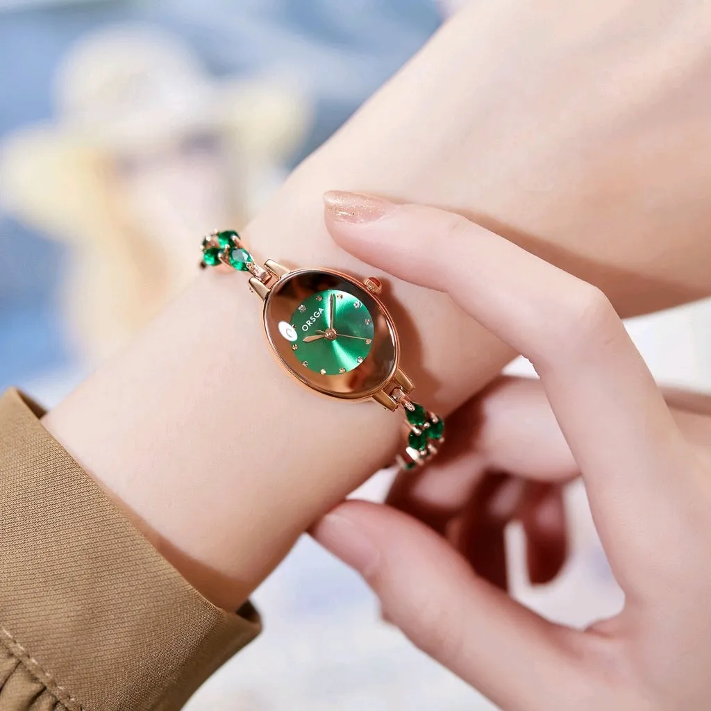 Reloj de lujo Orsga de dama con caja