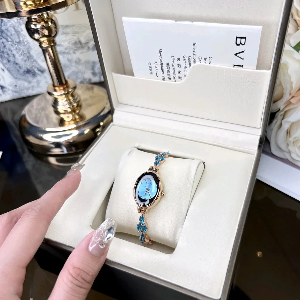 Reloj de lujo Orsga de dama con caja