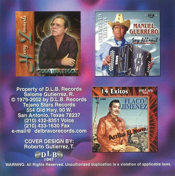 Santiago Jimenez, Jr. - Rancheras y Polkas - CD