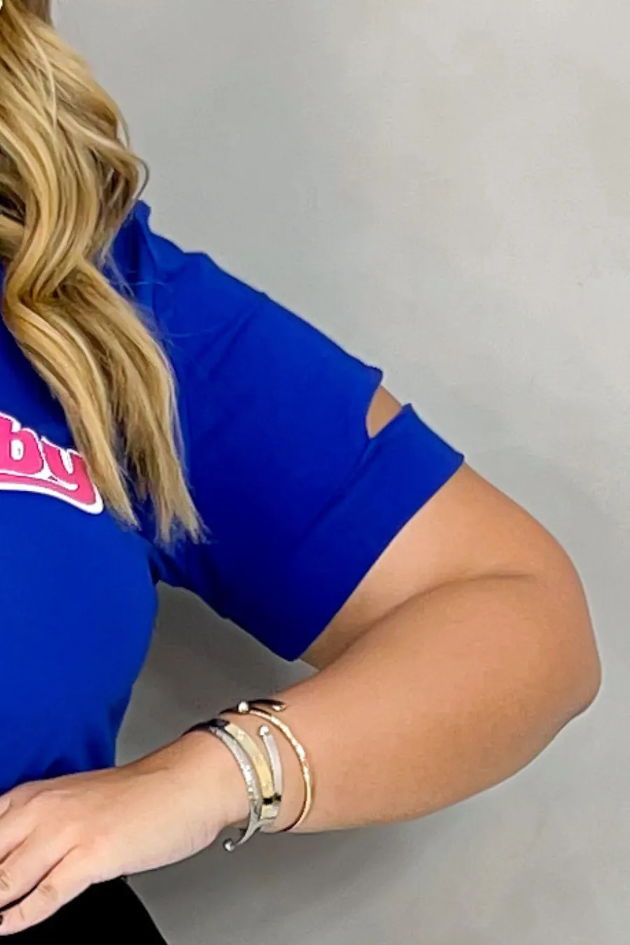 T-Shirt Plus Size Silk 90`s Baby