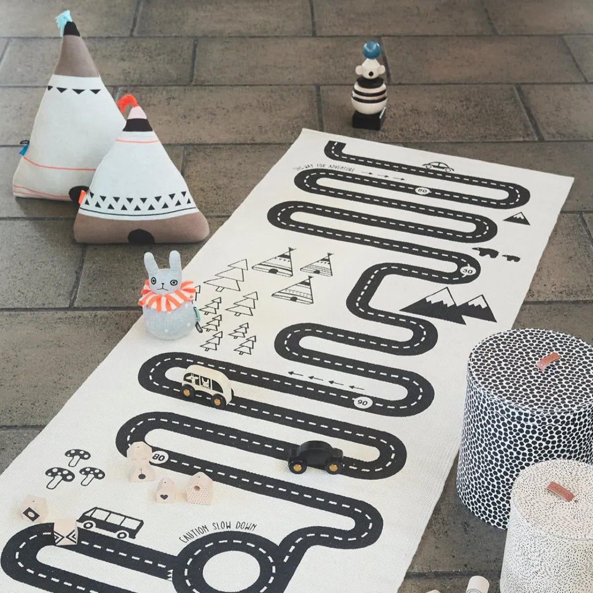 Tapis Aventure - Blanc Cassé