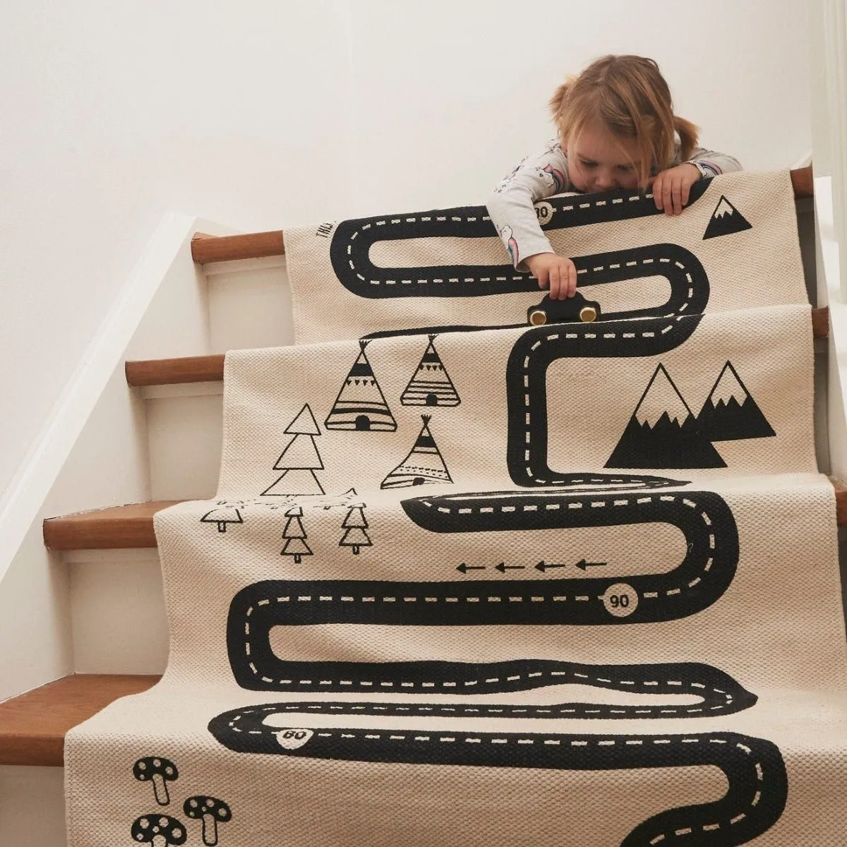Tapis Aventure - Blanc Cassé