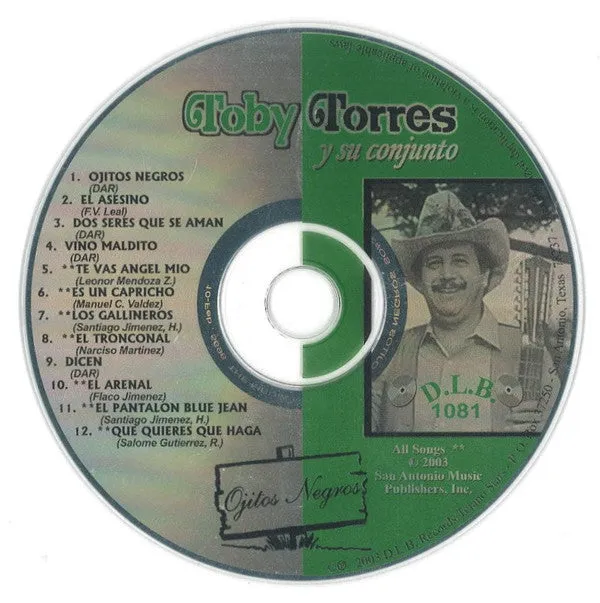 Toby Torres - Ojitos Negros - CD