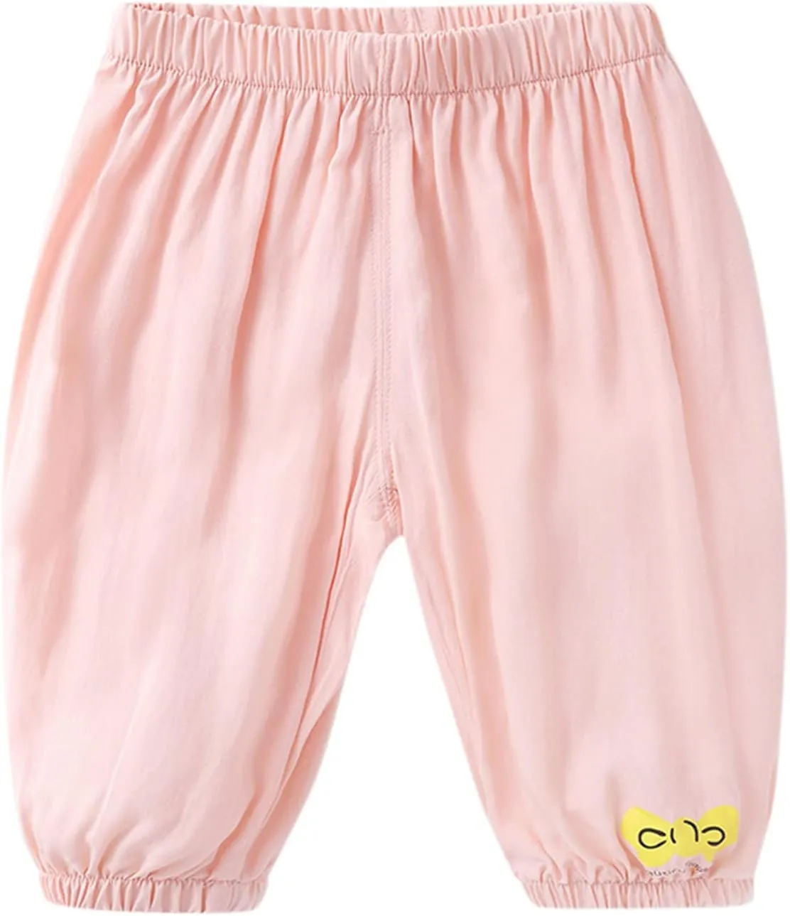 Toddler Boys Girls Soft Sweatpants Unisex Baggy Lightweight Elastic Waist Wide Leg Trousers Carton Print Solid Pants