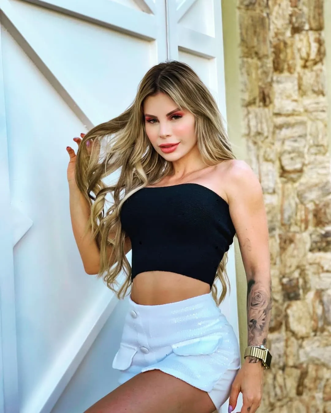 Top Feminino Roupas Femininas Top Faixa (BARBIE)