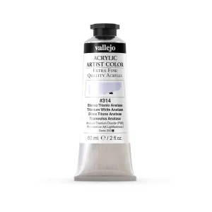 Vallejo pintura acrilica 60ml 314 blanco de titanio anatase