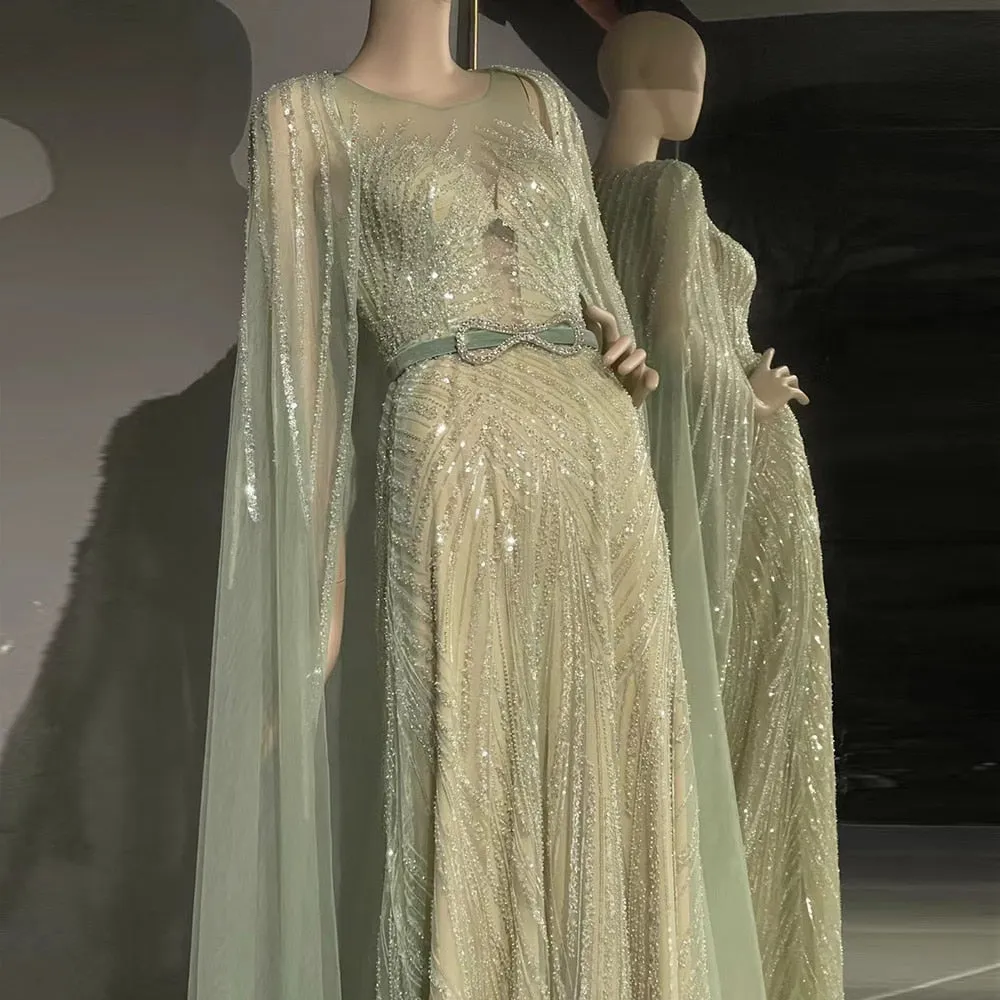 Vestido de Festa Maxi Luxo Jade - Modelo Especial