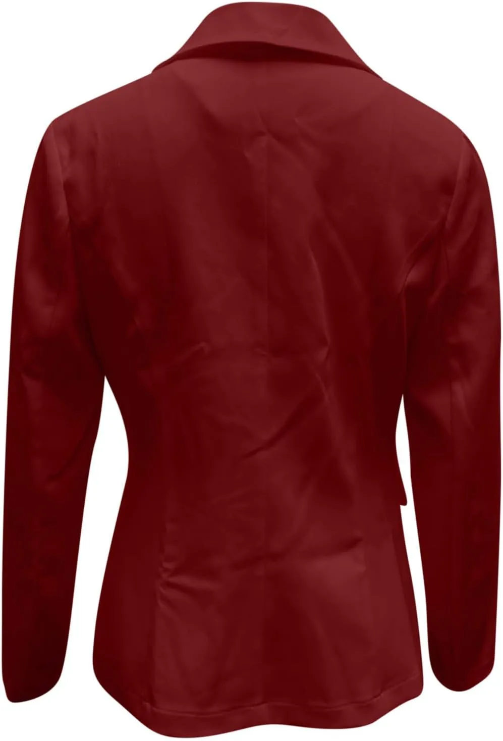 Women Business Casual Blazer With Lined,Professional Work Suit Jacket With PocketsLong Sleeve Button Open Front