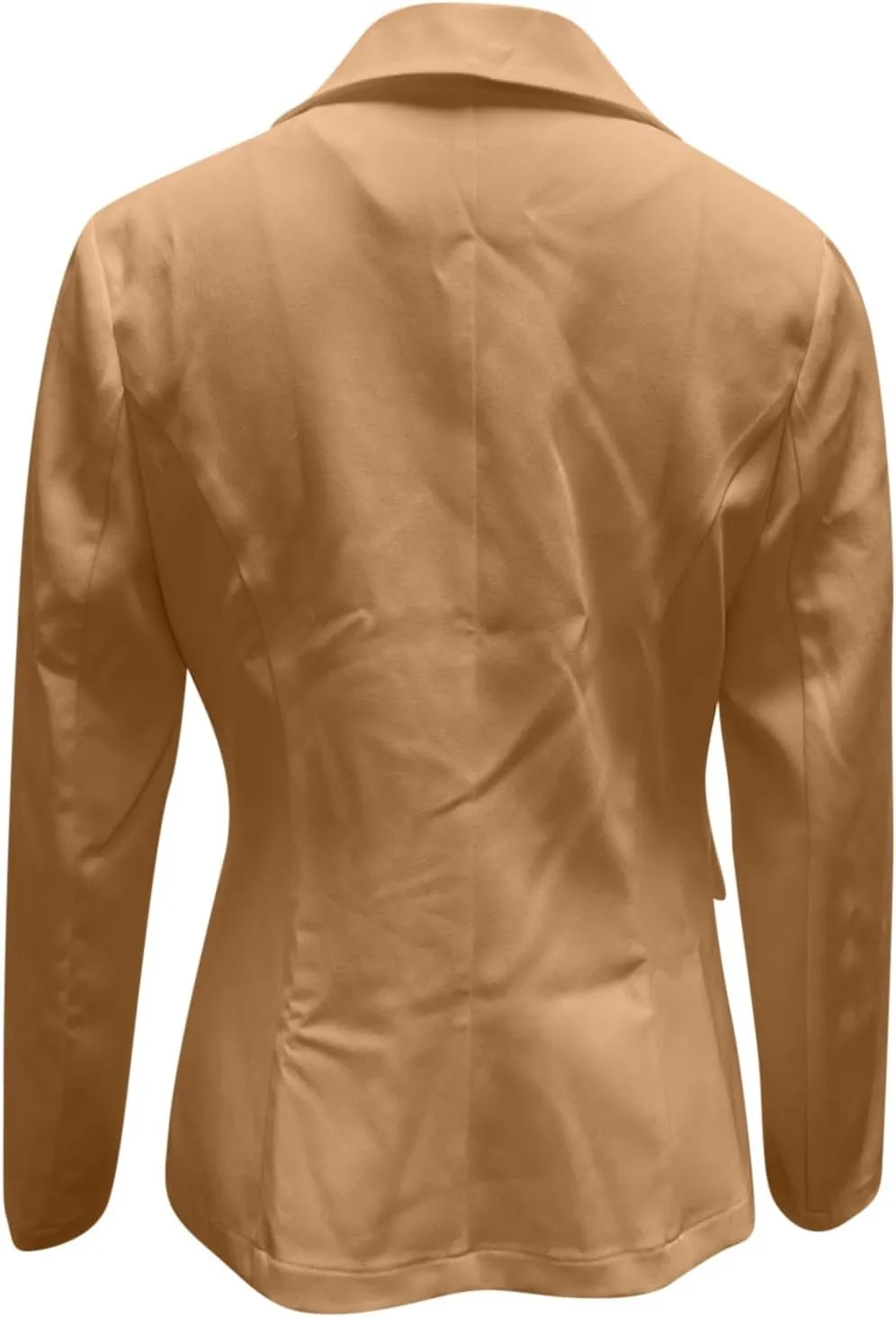 Women Business Casual Blazer With Lined,Professional Work Suit Jacket With PocketsLong Sleeve Button Open Front