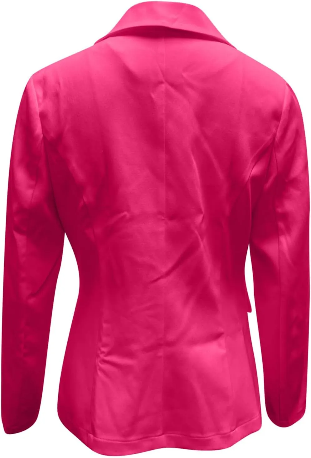 Women Business Casual Blazer With Lined,Professional Work Suit Jacket With PocketsLong Sleeve Button Open Front