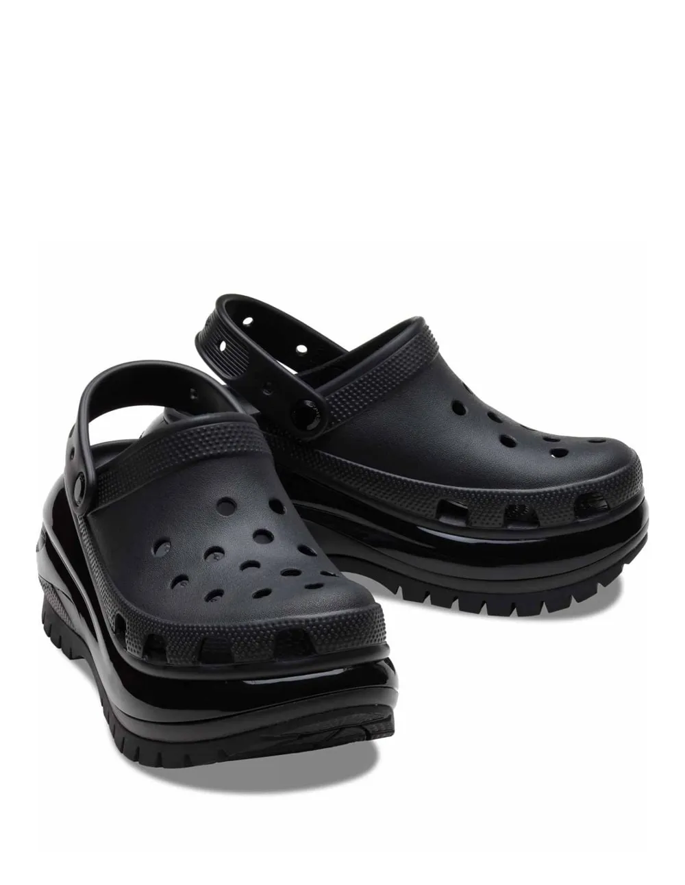 Zuecos Crocs Mega Crush U Negros Unisex